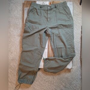 Celebrity Pink Army Green Joggers Casual Pants Women Size L